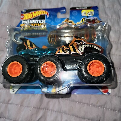 #ad hot wheels monster trucks big rigs Tiger Shark $12.00