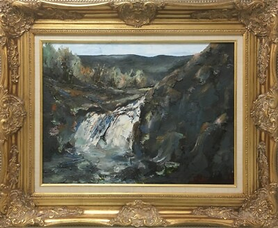 #ad Grand Canyon Chasms by William Vincent Kirkpatrick Original Oil on Canvas Framed $1595.00