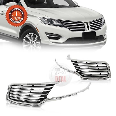 #ad Front Upper Grille Grill LeftRight Side Mesh For 2015 2018 Lincoln MKC $345.00