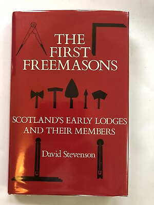 #ad #ad The first Freemasons David Stevenson Aberdeen UP 1st Ed. 1988 like new GBP 120.00