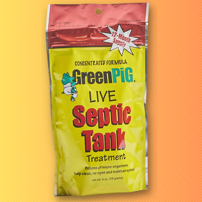 #ad GREEN PIG Live Septic Tank Treatment Aids in the Breakdown of Septic Waste $23.05