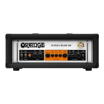 #ad Orange Amplifiers Super Crush 100W Guitar Head Amp Black $775.19