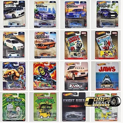 #ad Hot Wheels Premium Car Culture Real Riders 1:64 You Pick UPDATED 2.22.2024 $3.48