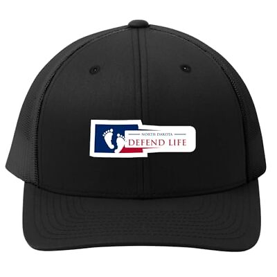 #ad North Dakota Defend Life Embroidered Hat Pro Life Hat Black $25.00