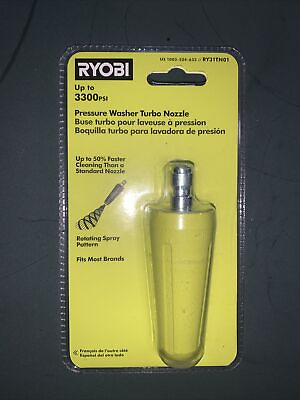 #ad Ryobi 3300 PSI MAX Pressure Washer Turbo Nozzle New $23.98