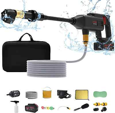 #ad Cordless Pressure Washer 3 Speed Adjustment Portable Pressure Washer Max 950PS $55.99