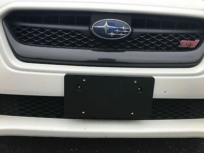 #ad Round Bumper Holes License Plate Bracket Kit for SUBARU NO DRILLING REQUIRED New $12.95