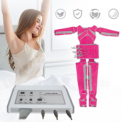 #ad Far Infrared Sauna Heating Blanket Air Pressure Body Detox Slimming Fitness Suit $389.50