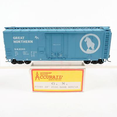 #ad Accurail HO Scale Great Northern GN #6583 40#x27; Plug Door Box Car Kit Built 3109 $21.99