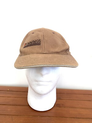 #ad Bunnings Warehouse Brown Women#x27;s Adjustable Strapback Cap Hat Fade From Work AU $13.12