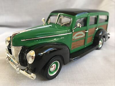 #ad Vintage Ertl Collectibles Die Cast 1940 Ford Woody Sedan Orchard Supply No. 9 $21.54