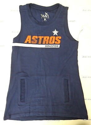 #ad Houston Astros Women#x27;s M Won#x27;t Quit Sleeveless Tunic Shirt Touch Alyssa Milano $18.74