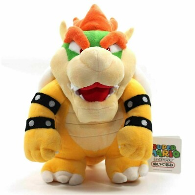 #ad Super Mario Bros. Standing Bowser Toys Stuffed Animals Plush Doll 10 Inches toy $17.48