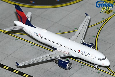 #ad Delta Air Lines Airbus A320 N376NW Gemini Jets GJDAL2094 Scale 1:400 IN STOCK $42.36