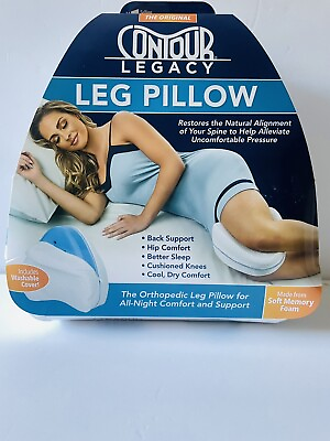 Contour Legacy Leg Pillow Reduce Pressure on Lower Back Knees Back unsex $34.99