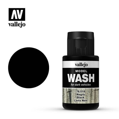 Vallejo Black Model Wash 35ml Bottle 76.518 #ad #ad $6.99