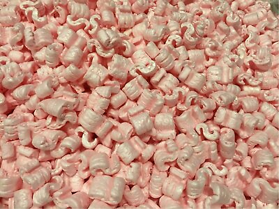 Packing Peanuts Shipping Anti Static Loose Fill 60 Gallons 8 Cubic Feet Pink #ad $33.35