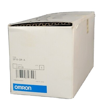 #ad SP16 DR A OMRON PLC SP16 DR A New in Box Spot Goods UPS Expedited Shipping $1234.05