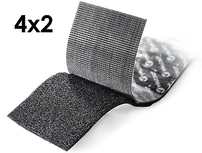 VELCRO 4” x 2” Industrial Heavy Duty Strips Self Adhesive Black Inch Brand Strip #ad $3.15