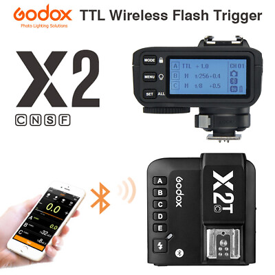 #ad US Godox X2T C TTL Wireless Flash Trigger for Canon Camera Bluetooth Connection $53.00