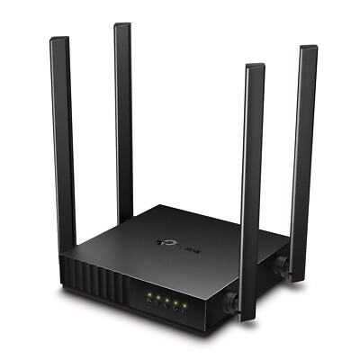 #ad TP Link Archer C54 AC1200 MU MIMO Dual Band WiFi Router Certified Refurbished $19.99