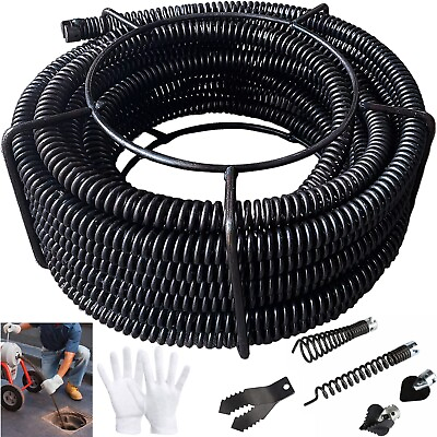 #ad 7 8quot; Cable fits RIDGID K60 C10 45#x27; Sectional Pipe Drain Cleaning Cable amp;Carrier $149.99