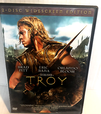 #ad #ad Troy DVD 2 Disc Widescreen Edition Ships free Same Day with Tracking $6.74
