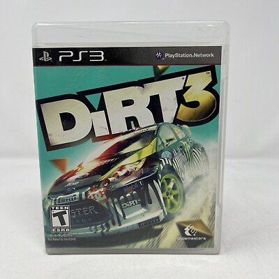 #ad DiRT 3 Sony PlayStation 3 PS3 Game Complete With Manual Tested $14.39