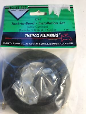 Thrifco Plumbing Tank to Bowl Insulation Set 174 T New In Packaging #ad $9.95