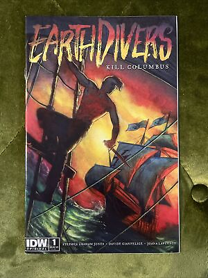 #ad #ad “Earthdivers: Kill Columbus” #1 2022 IDW Campbell Cover B Variant NM Optioned $10.00