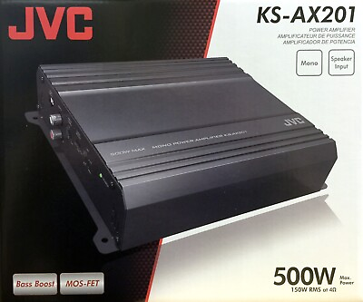 #ad NEW JVC KS AX201 AX Series Class AB 1 Channel Monoblock Amplifier $109.90
