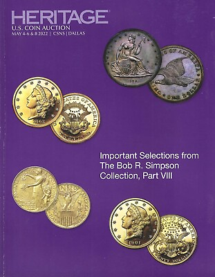 #ad Bob R. Simpson Coin Collection Pt 8 May 4 6 amp;8 2022 Heritage Dallas $15.00