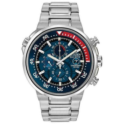 Citizen Eco Drive Endeavor 48mm Silver Stainless Steel Case with Silver... $149.99
