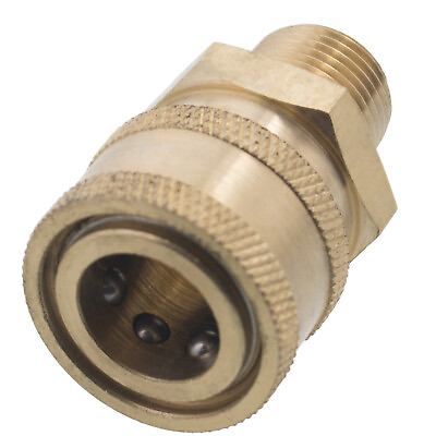 #ad 3 8quot; MPT Male Brass Socket Quick Connect Coupler for Pressure Washer Nozzle $11.99