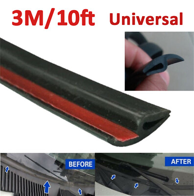 #ad Windshield Rubber Molding Seal Trim Universal for Windscreen and Windows 10FT $11.90