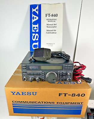 #ad YAESU FT 840 100W HF TRANSCEIVER FT840 FT 840 Solid State Radio Amateur HAM 12V $550.00