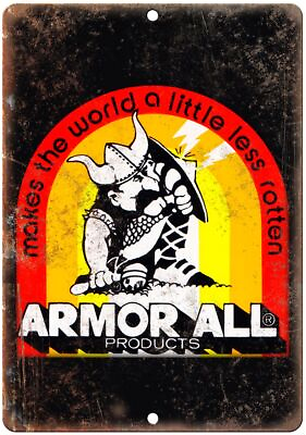 #ad Armor All Auto Wax Car Vintage Ad Reproduction Metal Sign A201 $21.95