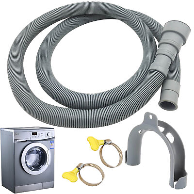 #ad Washing Machine Dishwasher Drain Hose Extension Pipe Replacement 20 24 30 38mm $13.93