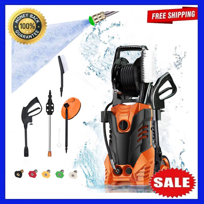 3000PSI 2.0 GPM Electric Pressure Washer Outdoor Vehicles Home Driveways decks #ad $163.34