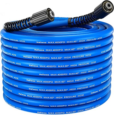 #ad #ad Flexible Pressure Washer Hose 25FT X 1 4quot; Kink Resistant Max 4000 PSI Power $29.99