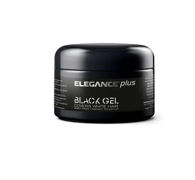 Elegance Plus Styling Black Gel 100 ml Covers White Hair جل اليجانس بلس #ad $16.61
