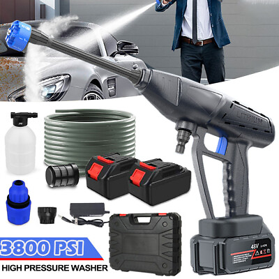 #ad 300W Electric hi Power Washer 3800 PSI Max 1.32 GPM Pressure Washer with 5M Hose $67.88