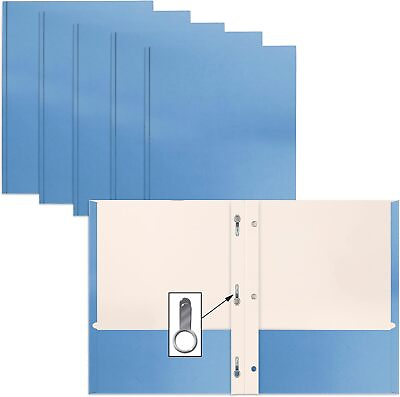 #ad Better Office Products Light Blue Paper 2 Pocket Letter Size $39.94