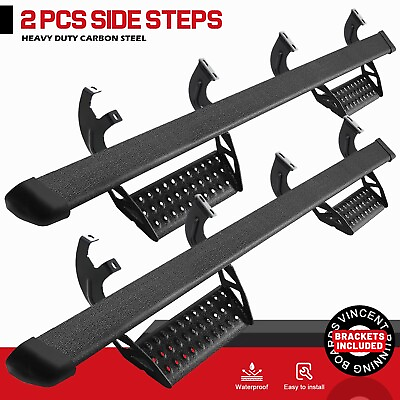 #ad For 2007 2021 Toyota Tundra Crew Max 3quot; Drop Running Boards BLK Side Step BCTA $165.99