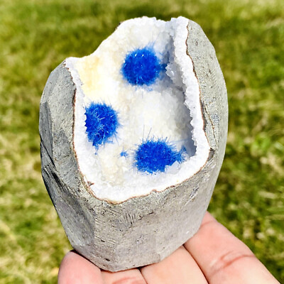 #ad 1.12LB Rare blue sun needle and quartzite symbiotic mineral specimen $178.00