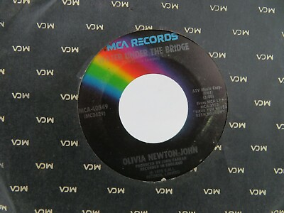 #ad #ad Olivia Newton John Water Under The Bridge Have You Never 45 rpm Vinyl Record $4.19