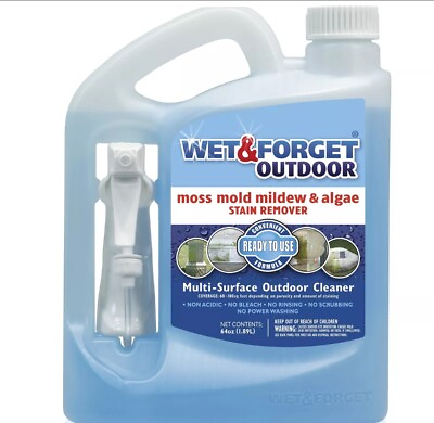 #ad Liquid Outdoor Surface Cleaner Ready to Use Moss Mold Mildew amp; Algae Stain $13.99