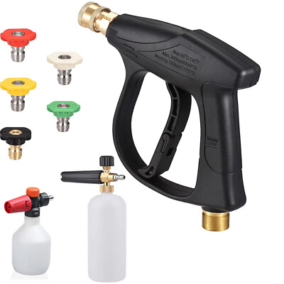 #ad 1 4quot; Snow Foam Quick Connect High Power Pressure Washer Gun Spray Nozzle Lance $5.99