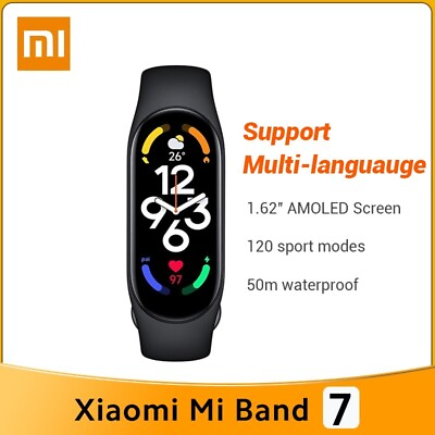#ad Xiaomi Mi Band 7 Smart Watch Blood Oxygen 1.62quot; AMOLED 5ATM Fitness Tracker $31.99