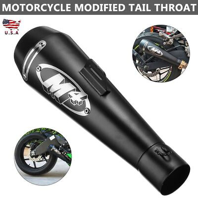 #ad Motorcycle Exhaust Muffler Pipe DB Killer Slip On M4 Exhaust For GSXR 750 YZF R6 $39.09